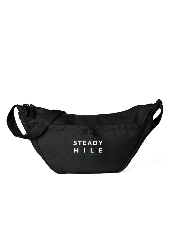 Steady Mile sling bag in black